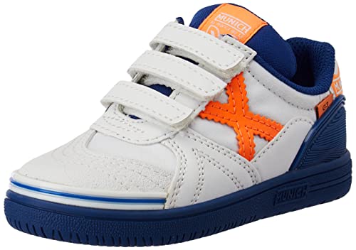 Munich Unisex Kinder G-3 Kid VCO Indoor Leichtathletik-Schuh, Weiß 255 von Munich