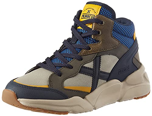 Munich Unisex Kinder Mini Track Boot Cordon 03 Sneaker, grau Munich Unisex Kinder Mini Track Boot Cordon 03 Sneaker, grau von Munich