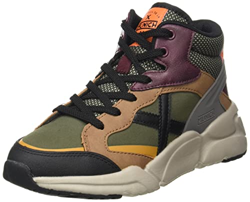Munich Unisex Kinder Mini Track Boot Cordon 04 Sneaker, kaki von Munich