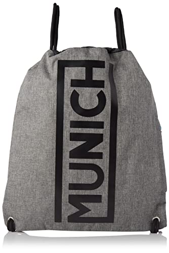 Munich Unisex Sports Gym Sack Sporttaschen, Grau meliert von Munich