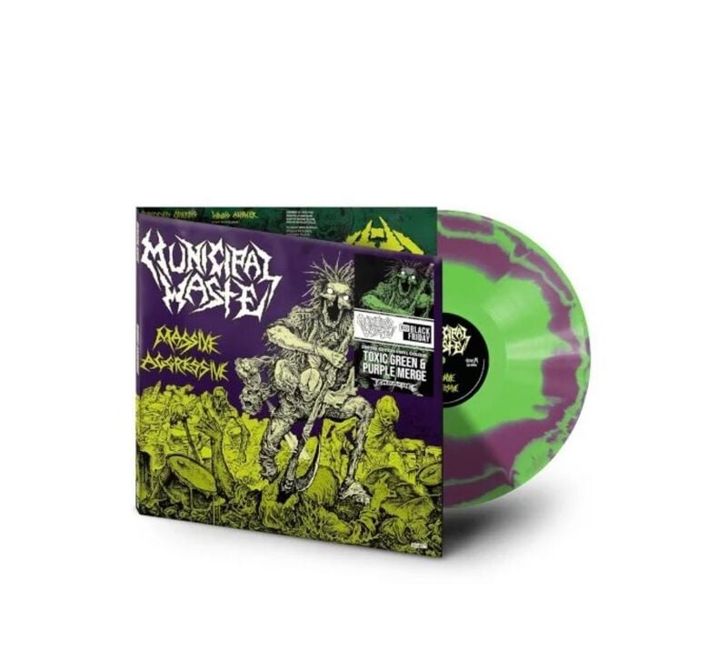 Municipal Waste Massive aggressive LP multicolor von Municipal Waste