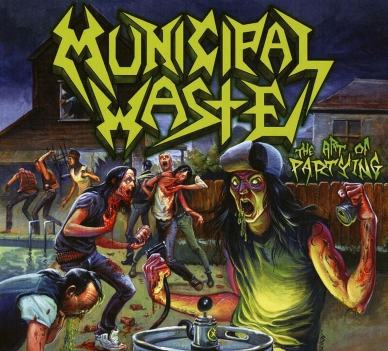 Municipal Waste The art of partying LP multicolor von Municipal Waste
