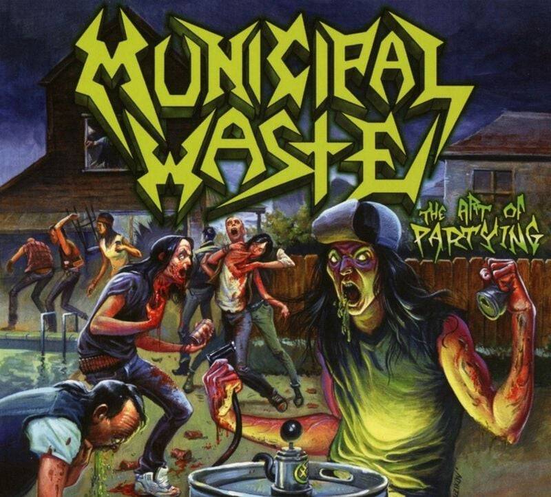 Municipal Waste The art of partying LP multicolor von Municipal Waste