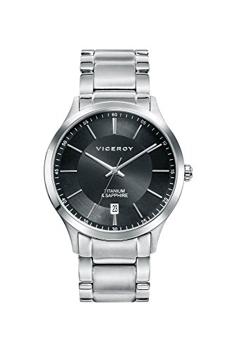 Viceroy Herren Analog Quarz Uhr mit Edelstahl Armband 471125-57 von Viceroy