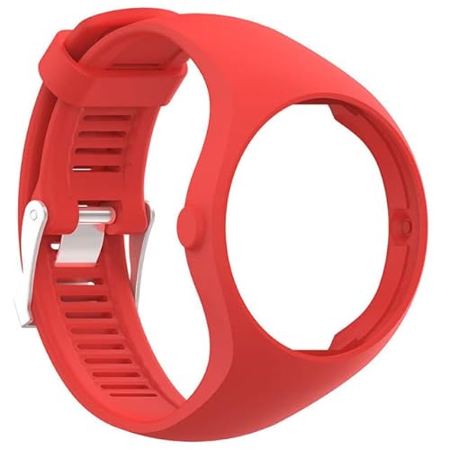 Muovrto Armband für Polar M200,Silikon Uhrenarmband Smartwatch Ersatzarmbänder (Rot) von Muovrto