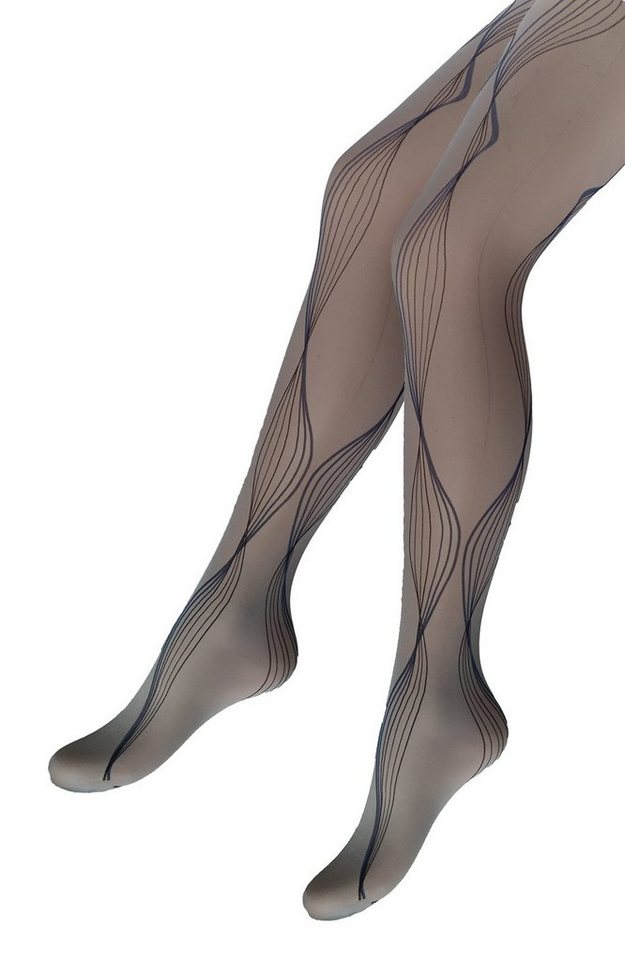 Mura Feinstrumpfhose ONDE 15 DEN (Packung 1 St. 1er-Pack) elegant von Mura