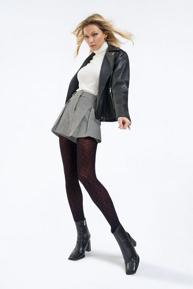 Mura Netzstrumpfhose Mikrofaser OMBRE 60 DEN (Packung 1 St. 1er-Pack) elegant von Mura