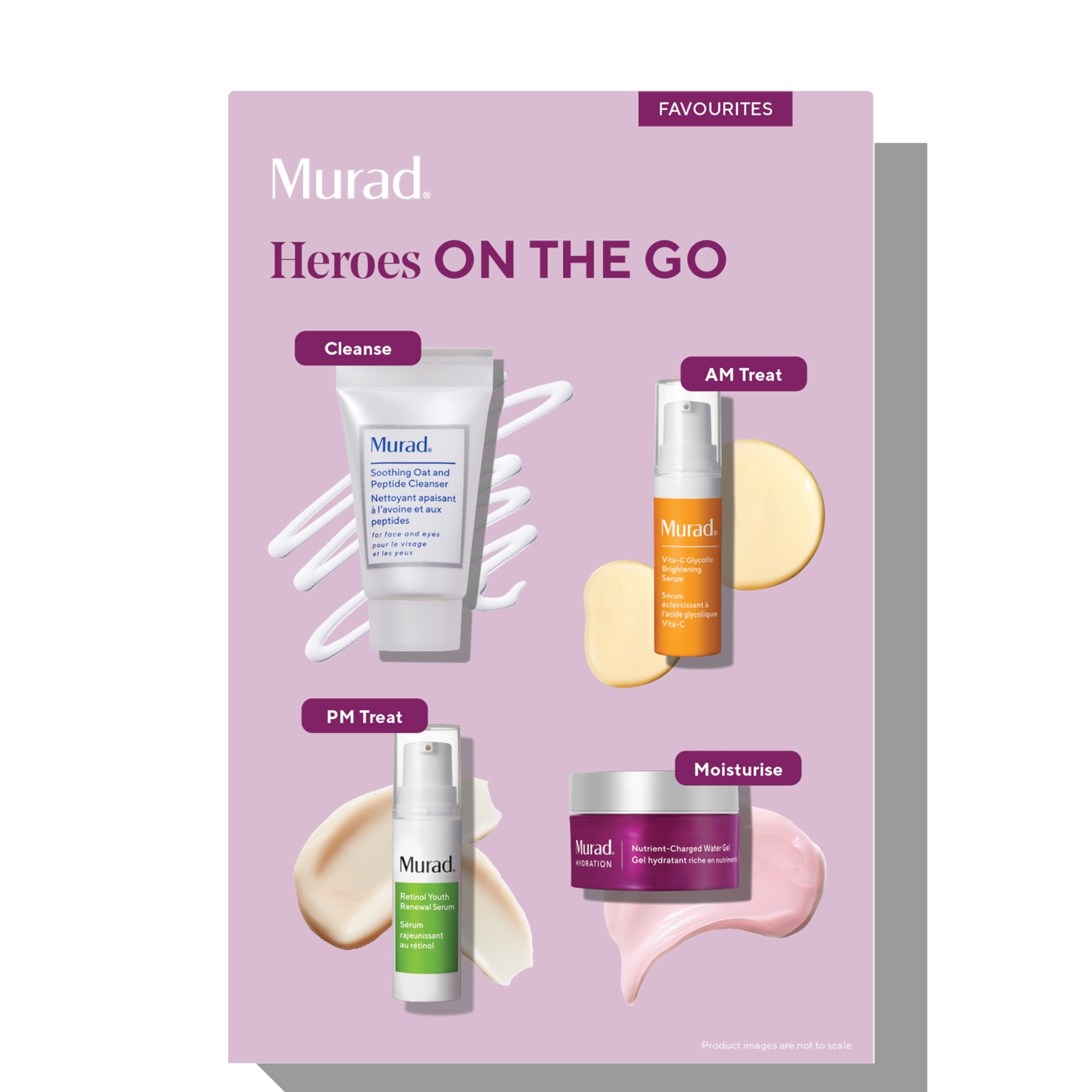 Murad Heroes On The Go Set with Retinol and Vitamin C Serums von Murad