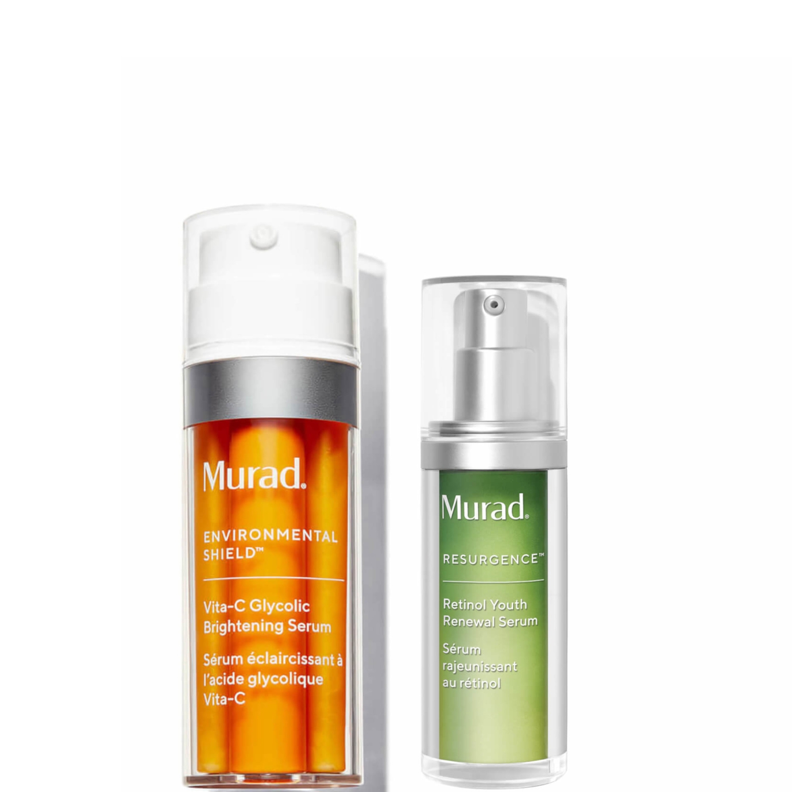 Murad Power Serums: Retinol Youth Renewal Serum and Vita-C Glycolic Serum von Murad