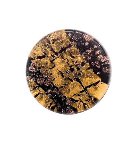 Murano Glas Brosche, handgefertigte Millefiori Blumenbrosche, Muranoglas Schmuck aus Venedig Italien, 2 cm Durchmesser (1) von Murano Passion