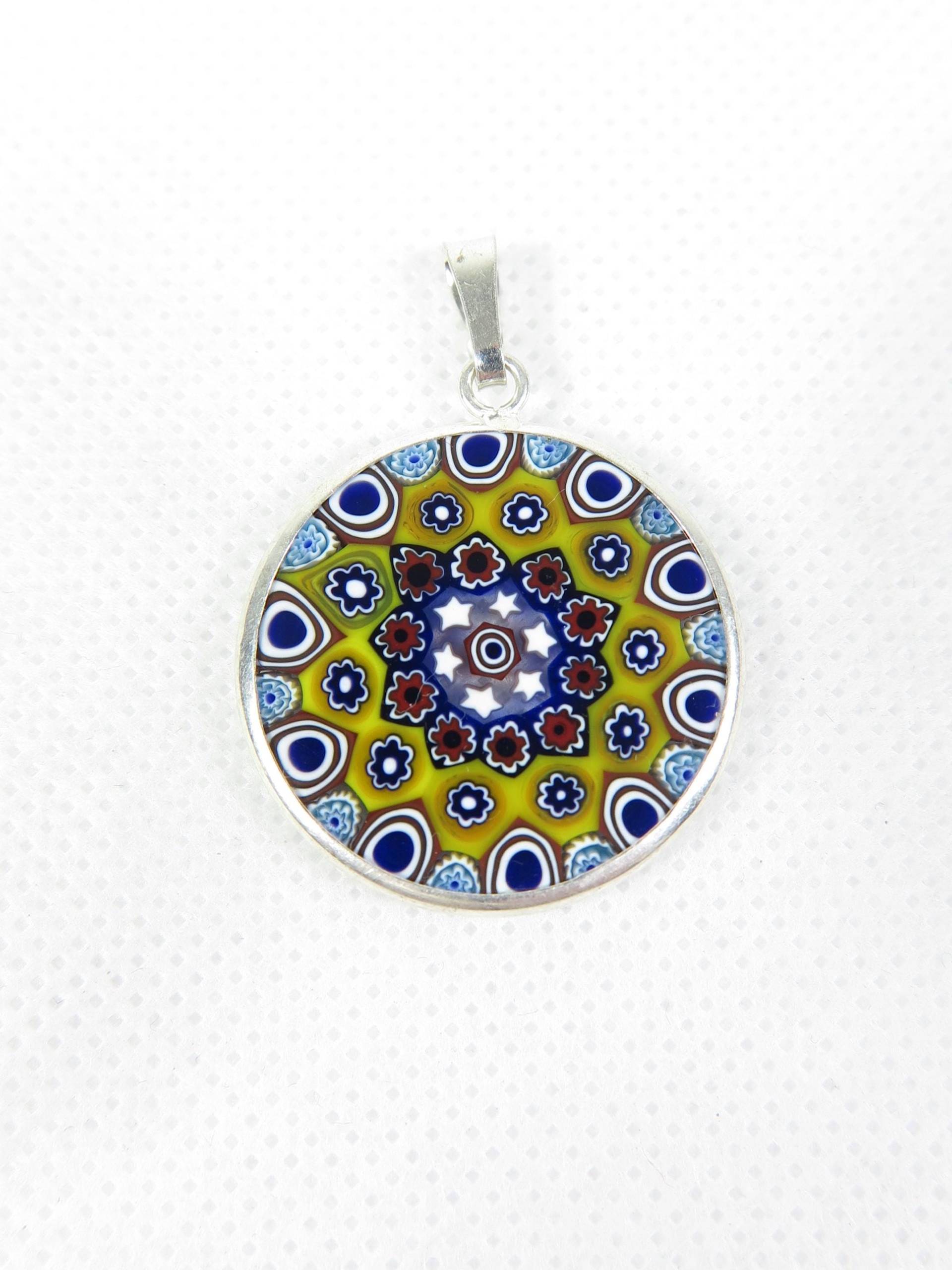 Millefiori Murrina Muranoglas-Anhänger von MuranoShop