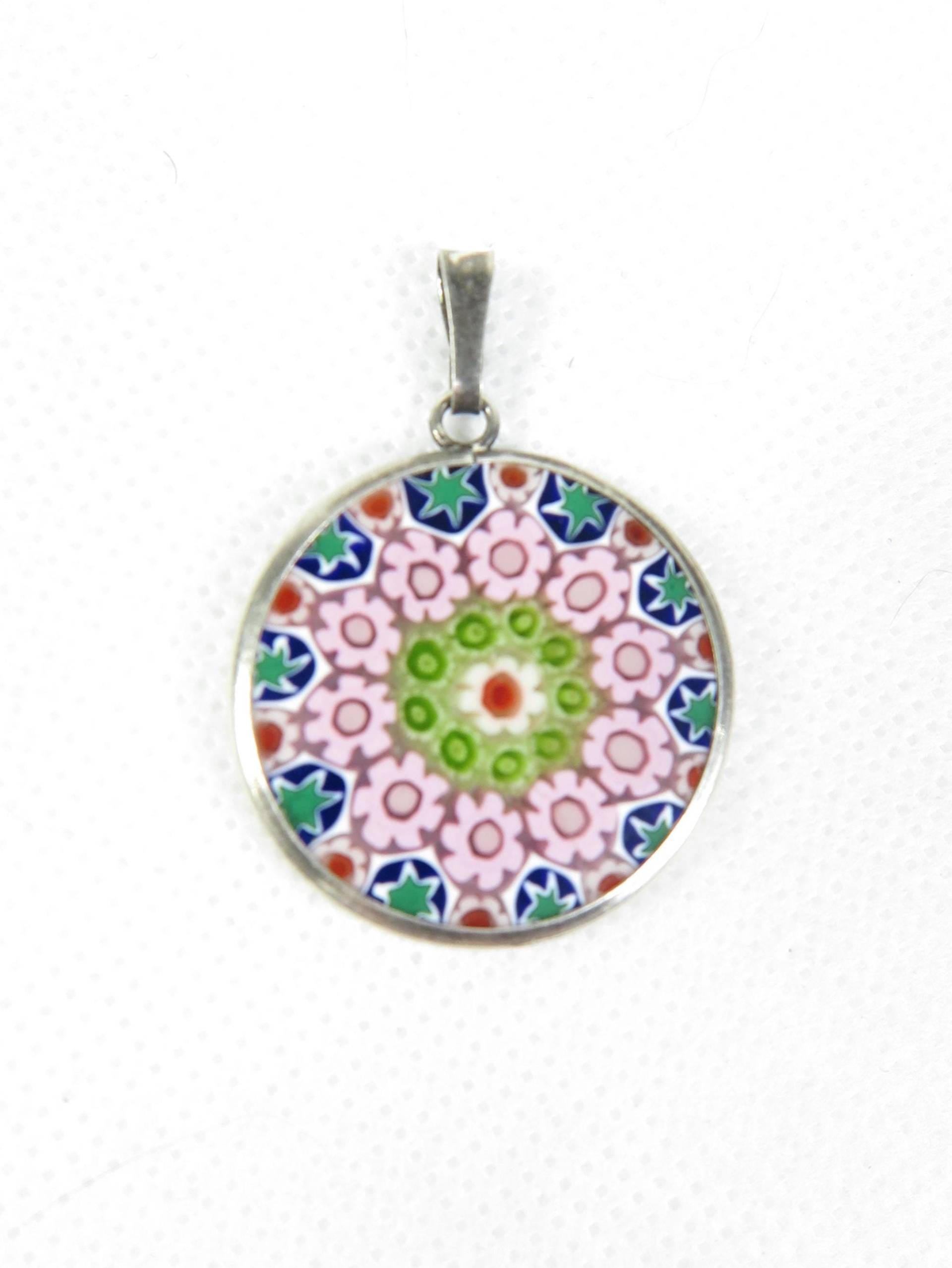 Millefiori Murrina Muranoglas-Anhänger von MuranoShop