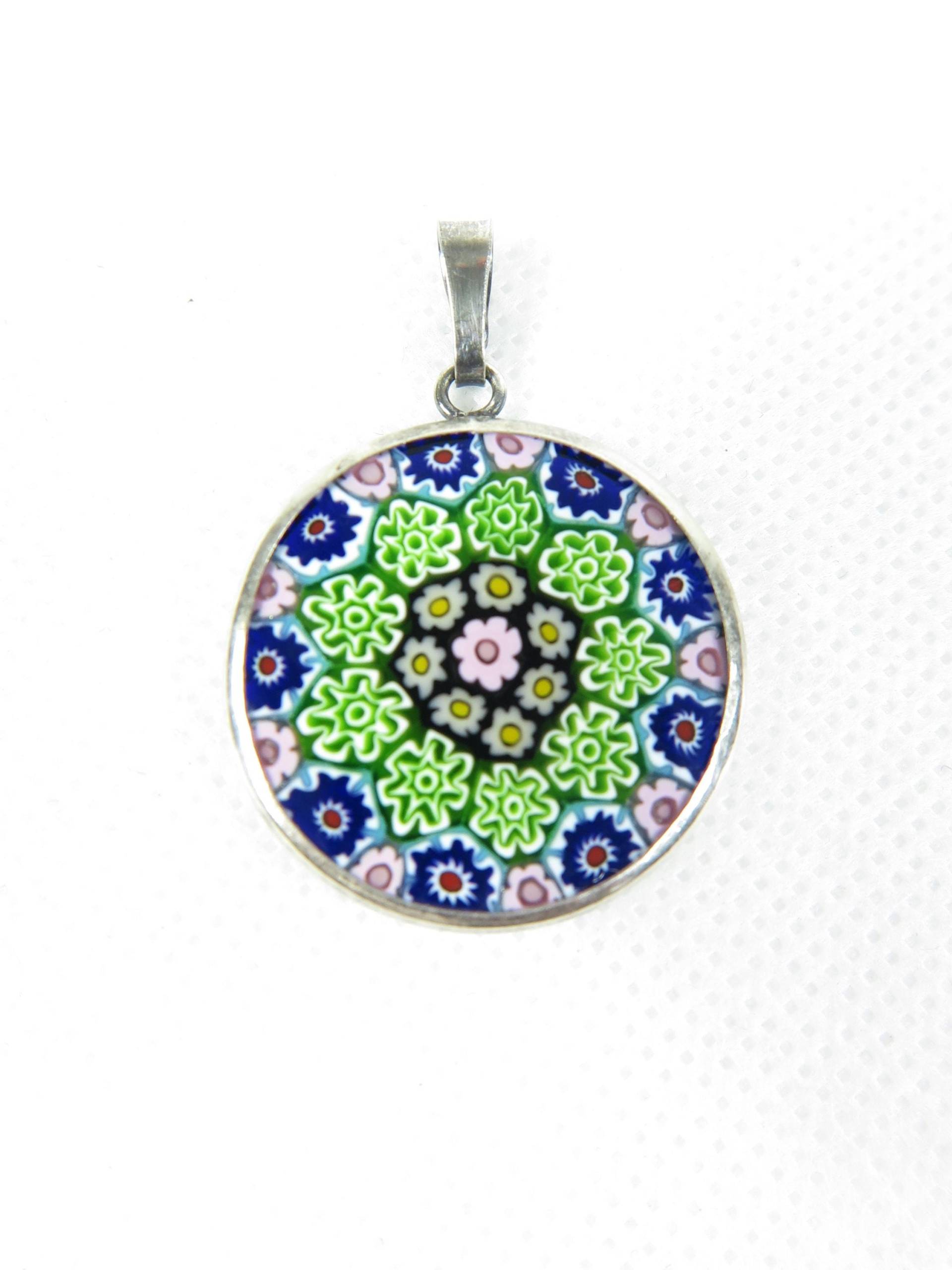 Millefiori Murrina Muranoglas-Anhänger von MuranoShop