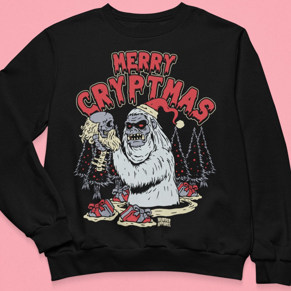 Merry Cryptmas Yeti Sweatshirt von MurderApparel