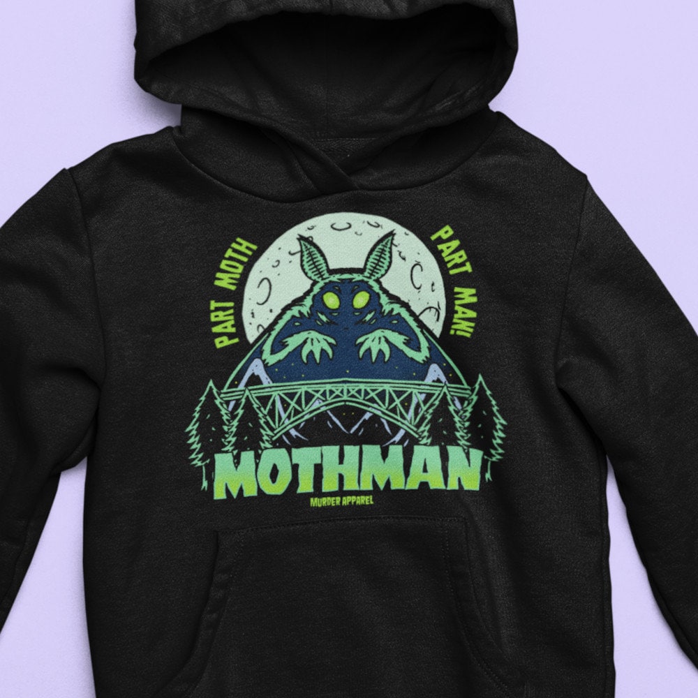 Mothman Retro Hoodie von MurderApparel