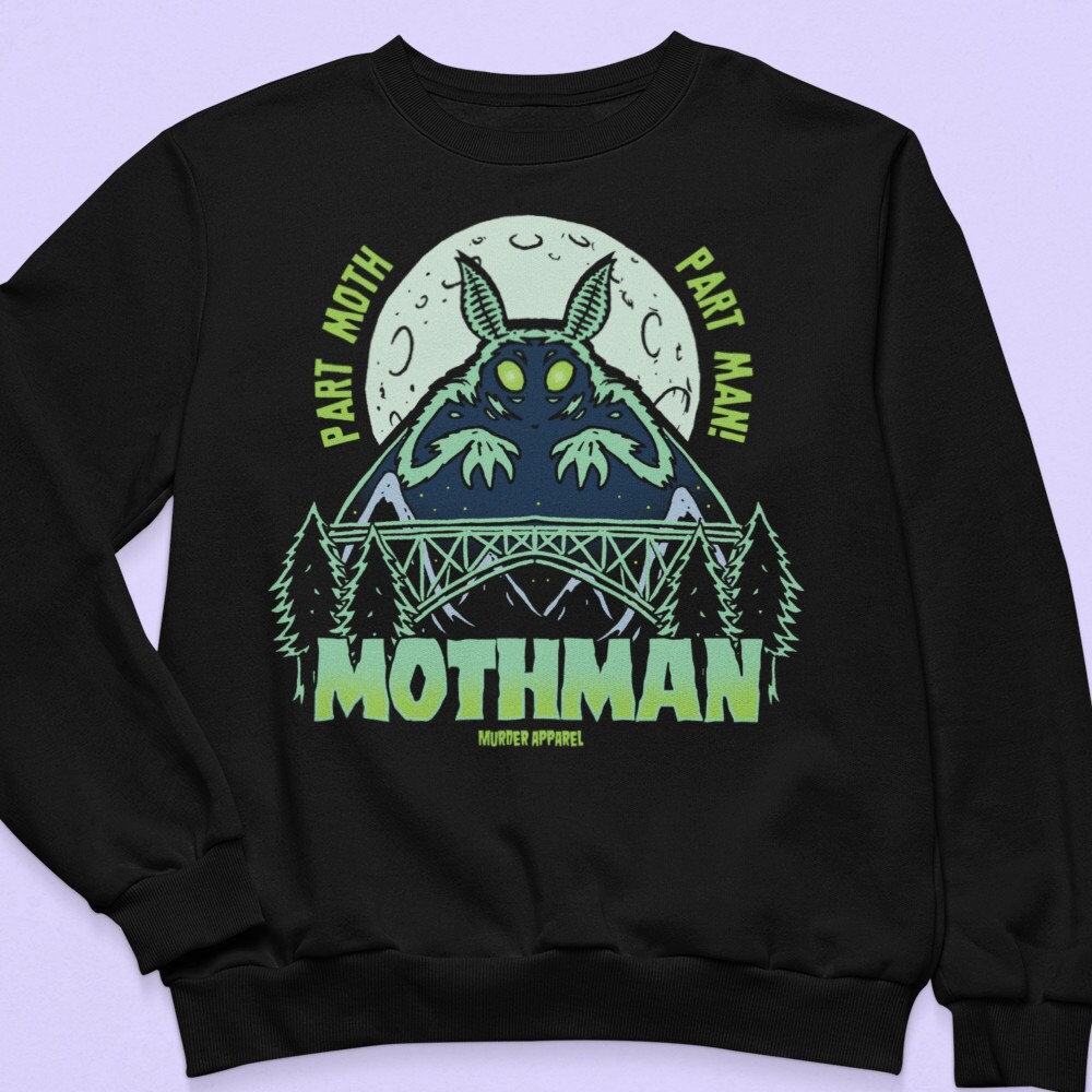 Mothman Retro Sweatshirt von MurderApparel