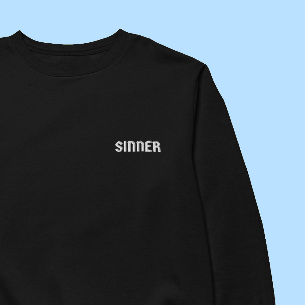 Sinner Metall Besticktes Sweatshirt von MurderApparel