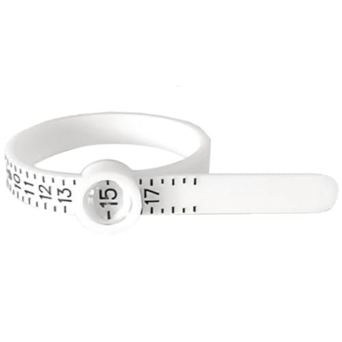 Ringgrössenmesser Ringmaß Ringmesser Ring Größenmesser Mit Vergrößertem Fenster, US Größe 1–17 Schmuckwerkzeuge Größenmesser, Ring Messer Finger Gadgets Für Damen Und Herren von Murman