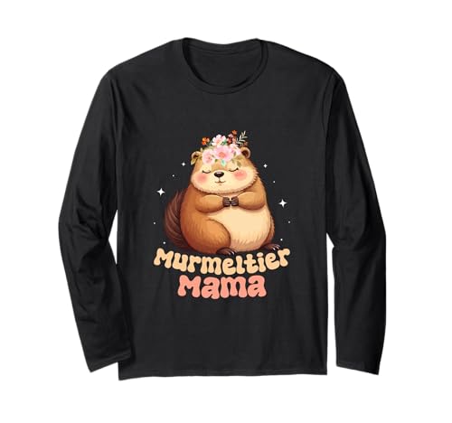 Murmeltier Mama Tier Langarmshirt von Murmeltiere Rocken Outfits und Geschenke