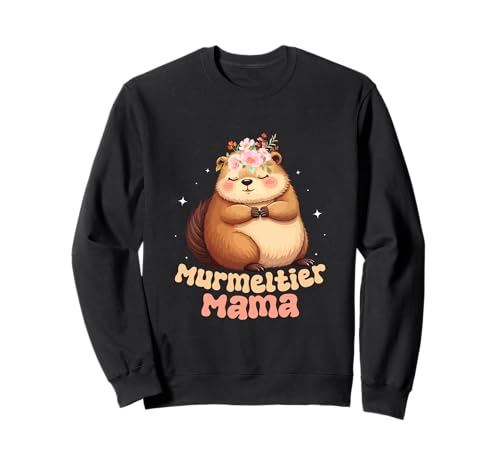 Murmeltier Mama Tier Sweatshirt von Murmeltiere Rocken Outfits und Geschenke