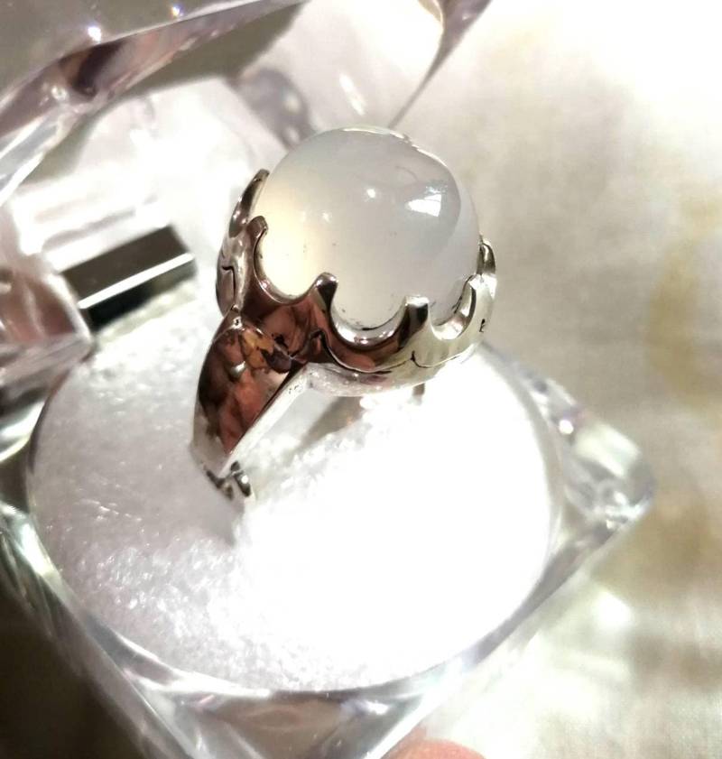 Echtes Silber Unigender Muh E Najaf Ring von Murtazagems