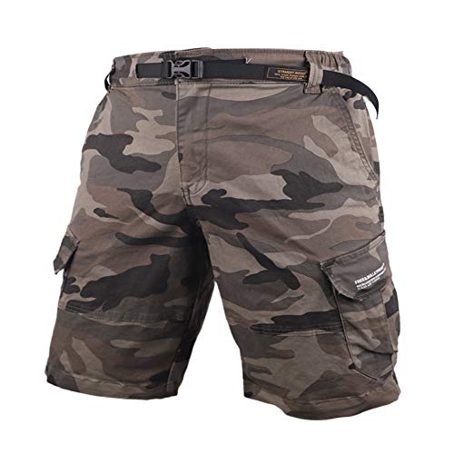 Muscle Alive Herren Cargo Shorts Jahrgang Savage Vintage Kurze Hose Sport Camping Wandern Tarnen Baumwolle 8137 Camo L von Muscle Alive