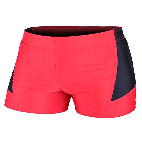 Muscle Alive Herren Fitnessstudio Enge 4 Inseam Bodybuilding Kurze Hose Polyester und Lycra Red M von Muscle Alive