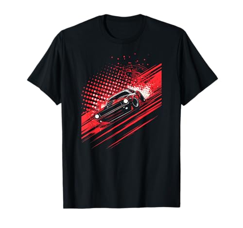 Amerikanisches 80er Muscle Car V8-Retro Auto Mann Kinder T-Shirt von Muscle Car American Retro Legend Shirts