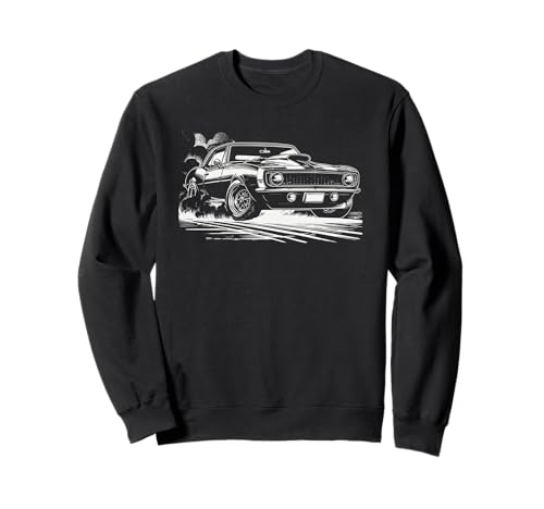 Muscle Car Retro Vintage Classic 60er 70er Jahre Autoliebhaber Männer Papa Sweatshirt von Muscle Car Lover Gifts for Men Dad