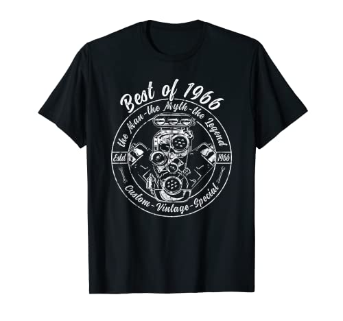 Herren Big Block V8 Motor Best Of 1966 Drag Racing LKW Fahrer T-Shirt Herren Big Block V8 Motor Best Of 1966 Drag Racing LKW Fahrer T-Shirt von Muscle Car V8 Best Of 1966 Mechaniker Geburtstag