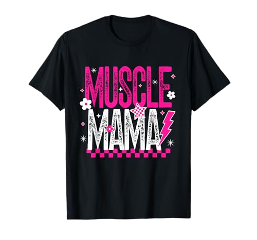 Muscle Mama Workout Gym Frauen Gewichtheben Retro Geschenk T-Shirt von Muscle Mama T-Shirt Co.