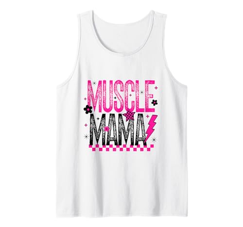 Muscle Mama Workout Gym Frauen Gewichtheben Retro Geschenk Tank Top von Muscle Mama T-Shirt Co.