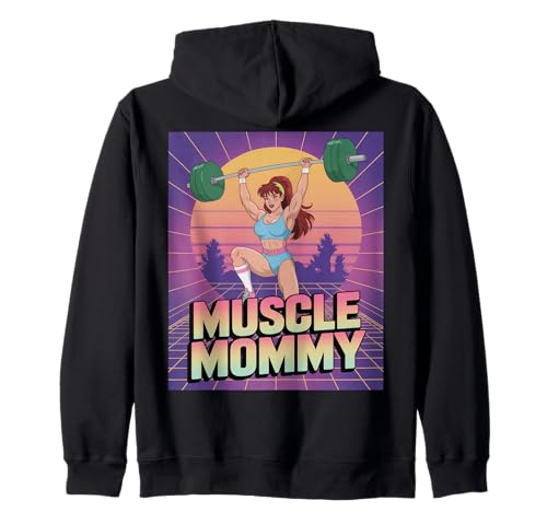 Anime Muscle Mommy Weightlifting Fitness Girl Aesthetic Kapuzenjacke Anime Muscle Mommy Weightlifting Fitness Girl Aesthetic Kapuzenjacke von Muscle Mommy Fitness Gym Aesthetic 80s Vaporwave