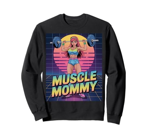 Anime Muscle Mommy Weightlifting Fitness Girl Aesthetic Sweatshirt Anime Muscle Mommy Weightlifting Fitness Girl Aesthetic Sweatshirt von Muscle Mommy Fitness Gym Aesthetic 80s Vaporwave