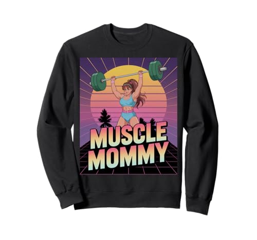 Anime Muscle Mommy Weightlifting Fitness Girl Aesthetic Sweatshirt Anime Muscle Mommy Weightlifting Fitness Girl Aesthetic Sweatshirt von Muscle Mommy Fitness Gym Aesthetic 80s Vaporwave