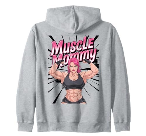 Anime Muscle Mommy Weightlifting Fitness Girl Aesthetic Kapuzenjacke Anime Muscle Mommy Weightlifting Fitness Girl Aesthetic Kapuzenjacke von Muscle Mommy Fitness Gym Aesthetic