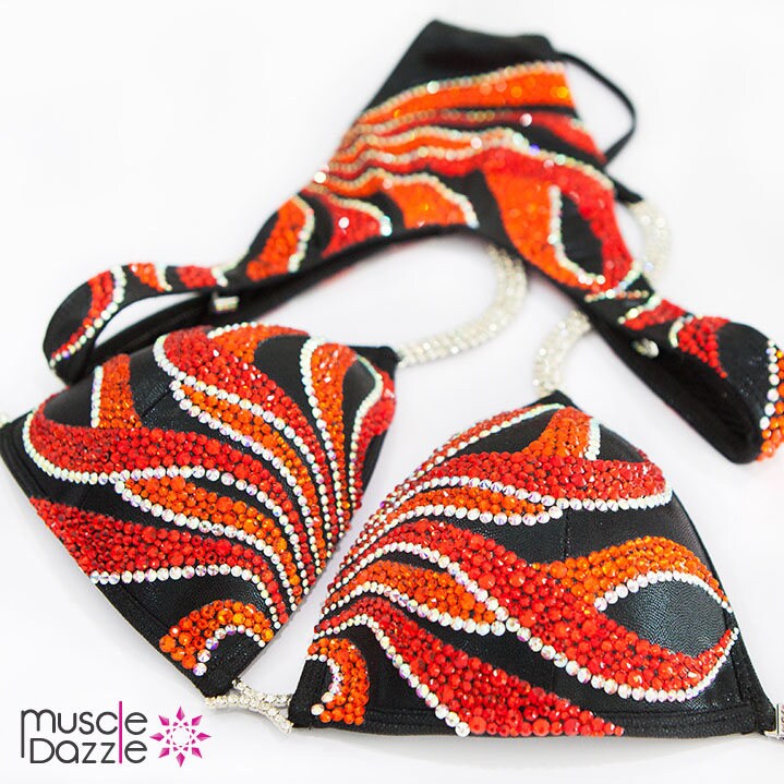 Flammen Figurenanzug | Fs276 von MuscleDazzle