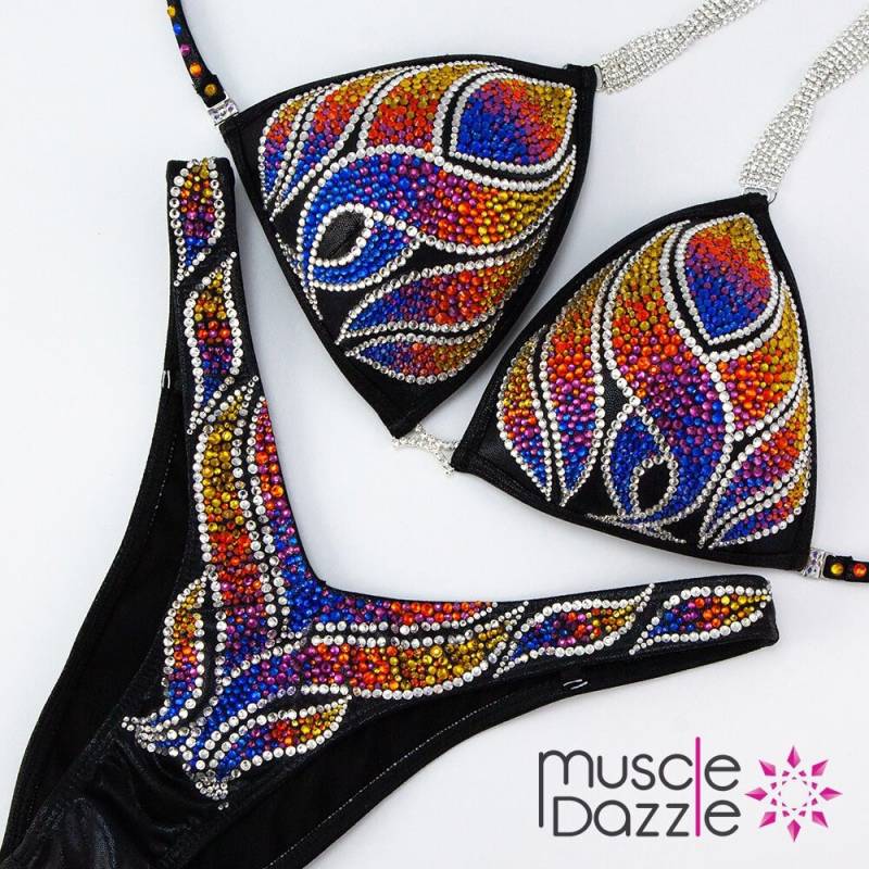 Flammenfiguren Turnieranzug | Fs411 von MuscleDazzle