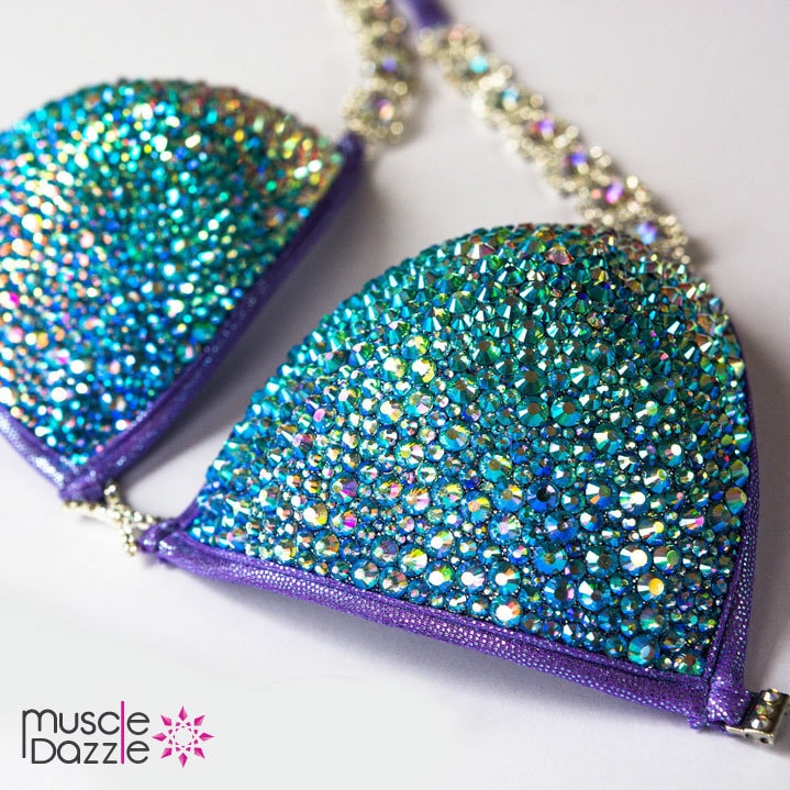 Lavendel Figur Posing Suit Für Den Wettbewerb | Fs108 von MuscleDazzle