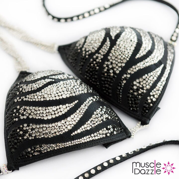 Weißer Tiger Tiger-Wettkampfanzug | Fs318 von MuscleDazzle