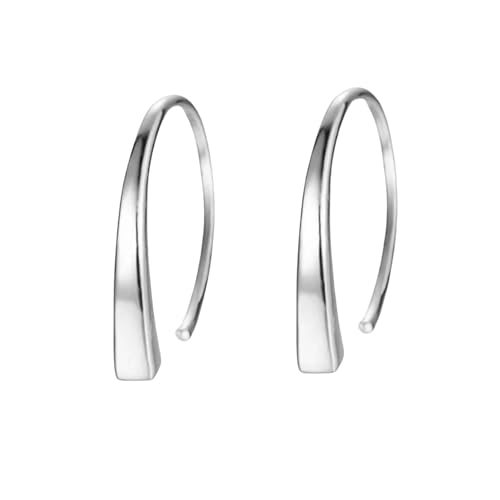 Kleine Silberohrringe Aus 925er Sterlingsilber Mit 18 Karat Vergoldung Für Damen | Hypoallergene Ohrringe | Handgefertigte Ohrringe (SILBER) von Muse Trade