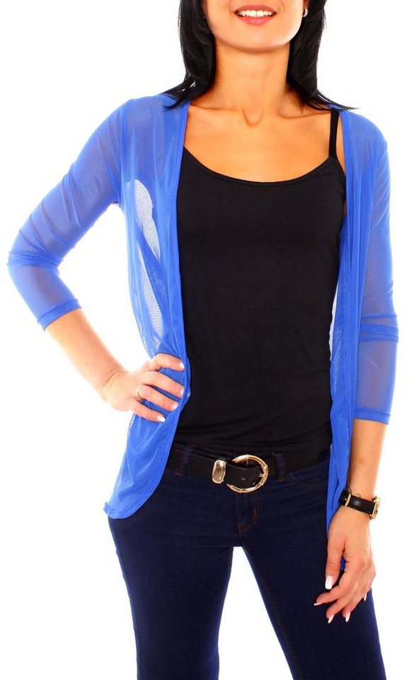 Muse Cardigan Mesh Cardigan Jäckchen transparent 7058 von Muse