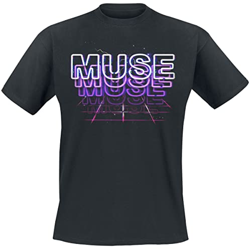 MUSE Lightning Babe Männer T-Shirt schwarz XXL 100% Baumwolle Band-Merch, Bands von MUSE