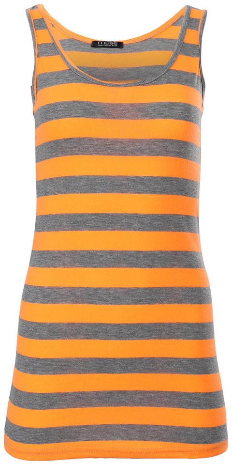 Muse Longtop Extra langes Trägertop Skinny Fit 9002 Muse Longtop Extra langes Trägertop Skinny Fit 9002 von Muse