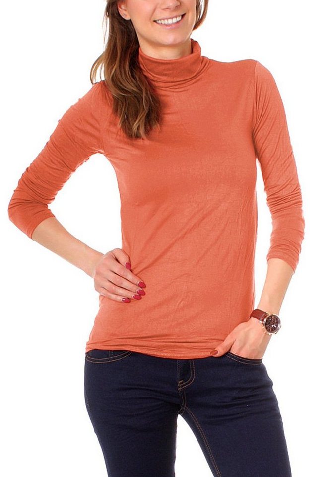 Muse Rollkragenshirt Basic Rollkragenshirt Langarm 3315 von Muse