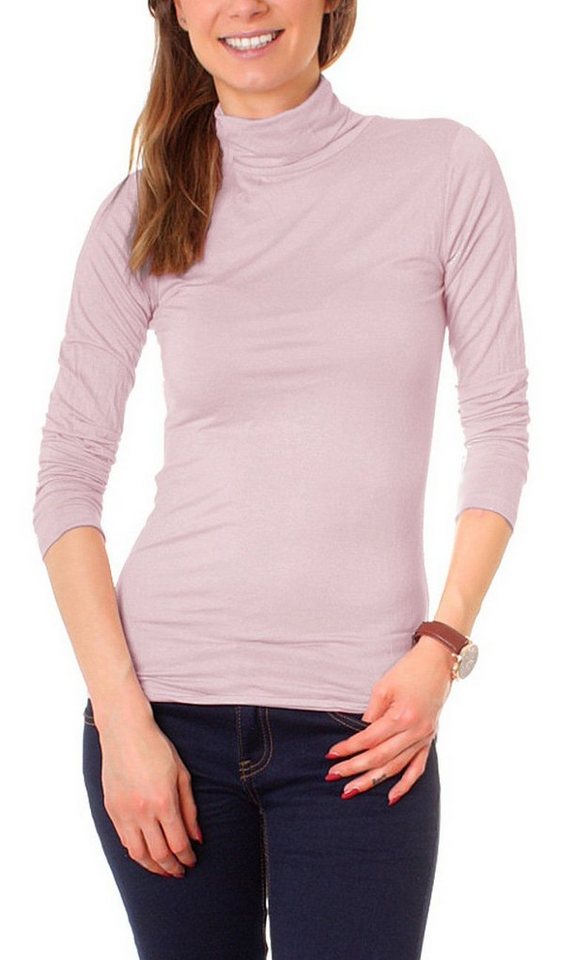 Muse Rollkragenshirt Basic Rollkragenshirt Langarm 3315 von Muse