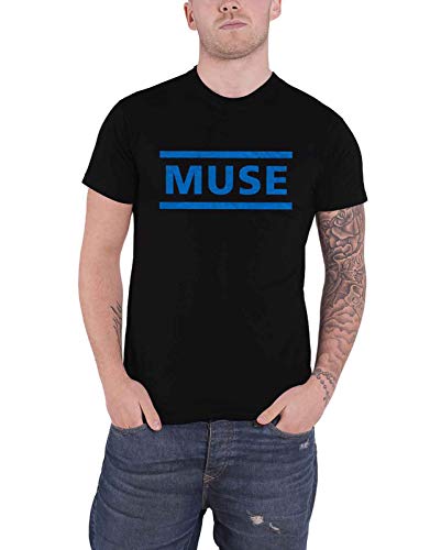 Muse T Shirt Dark Blau Band Logo Nue offiziell Herren Schwarz M von Muse