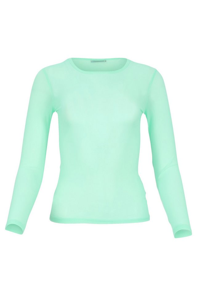 Muse T-Shirt Mesh-Shirt Langarm transparent 8032 von Muse