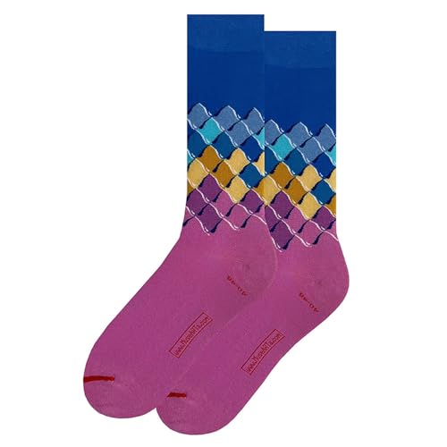 MuseARTa Socken aus Baumwolle mit dem Gemälde Escamas Collection Socks des Künstlers Casa Batlló in der Größe 40-46, CB-EC-06-40-46 von MuseARTa