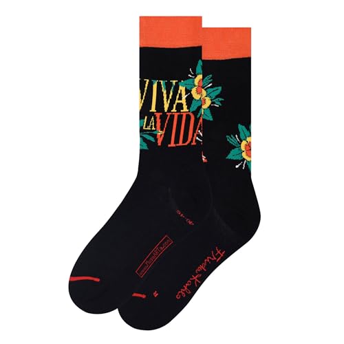 MuseARTa Unisex Frida Kahlo Socken, schwarz, 40-46 von MuseARTa